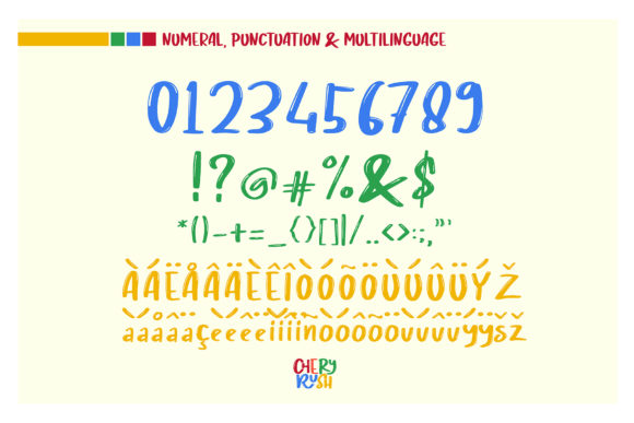 Chery Rush Font - Preview 2