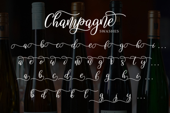 Champagne Font - Preview 5