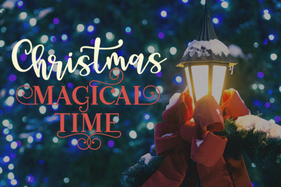 Christmas Mystery Family Font PNG with transparent background - Preview 1