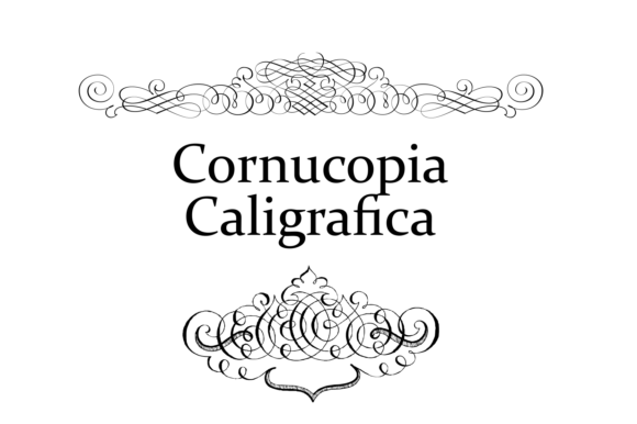 Cornucopia Caligrafica Font - Preview 2