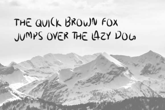 Dreamy Snow Font - Preview 3