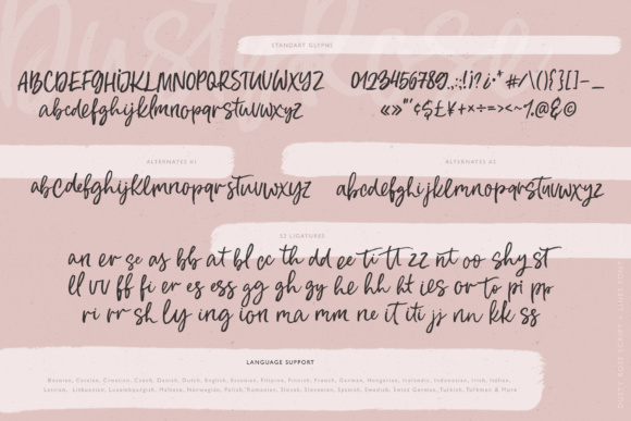 Dusty Rose Font - Preview 4