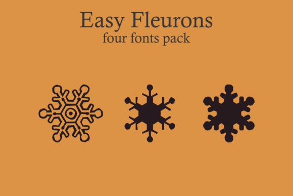 Easy Fleurons Font - Preview 1