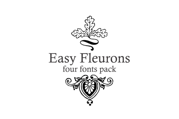 Easy Fleurons Font - Preview 2