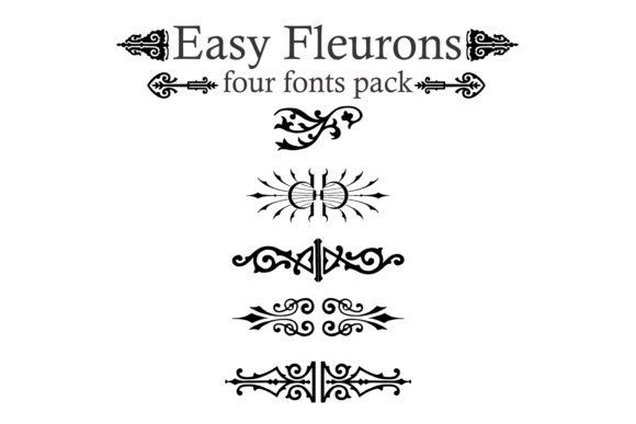 Easy Fleurons Font - Preview 3