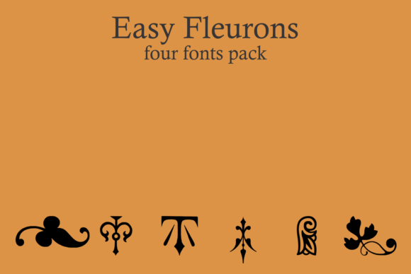 Easy Fleurons Font - Preview 4