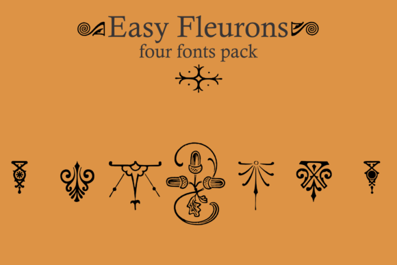 Easy Fleurons Font - Preview 5