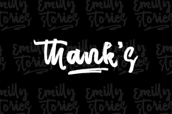 Emilly Stories Font - Preview 6