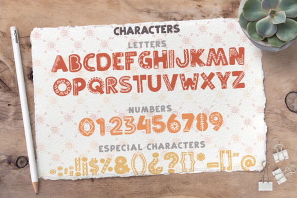 Ethnic Love Font - Preview 1