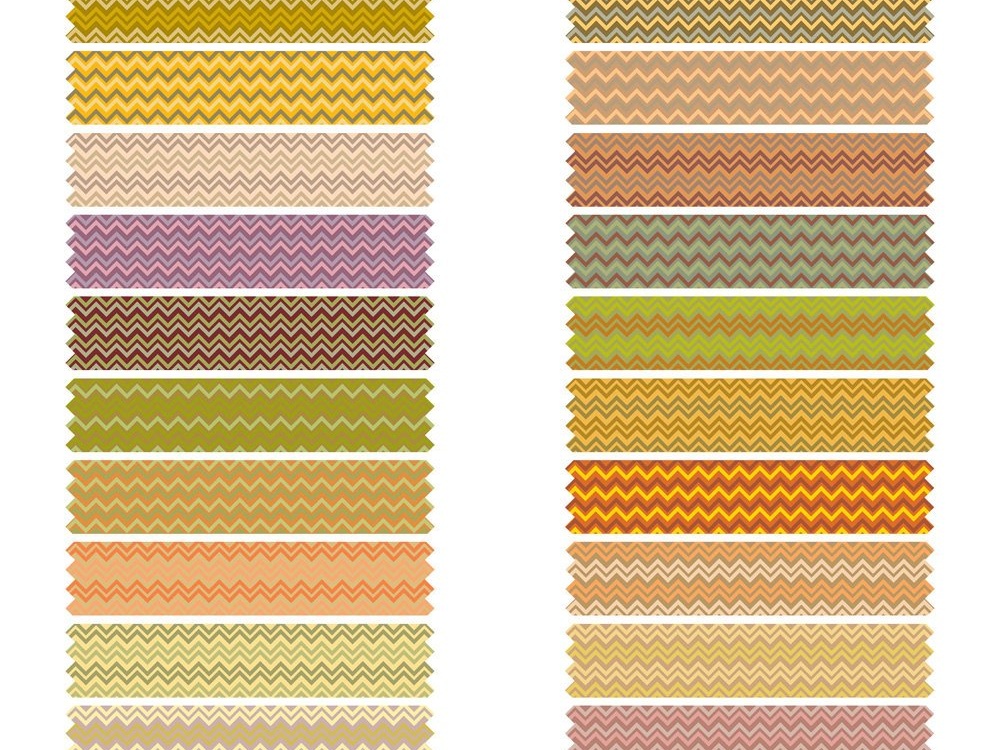 Fall Chevron Digital Washi Tape