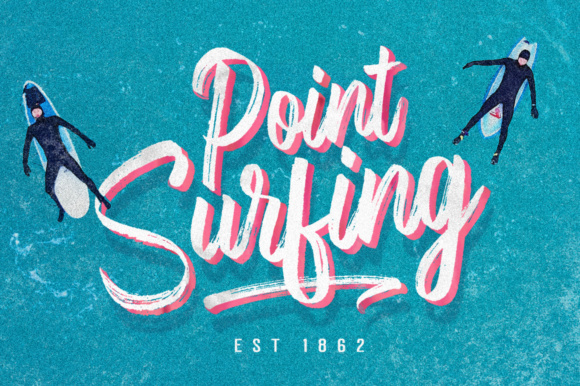 Fronds Getturing Font - Preview 3