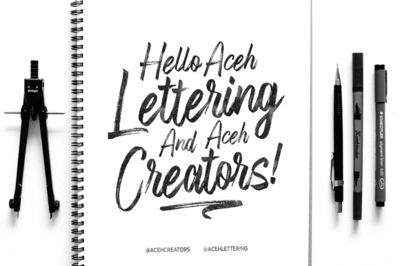 Fronds Getturing Font - Preview 4