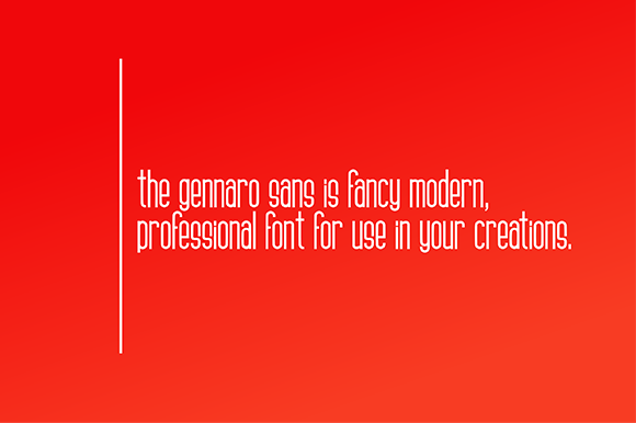 Gennaro Font - Preview 1