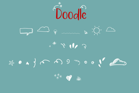Gumdrop Font PNG with transparent background - Preview 1