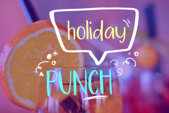 Gumdrop Font PNG with transparent background - Preview 3