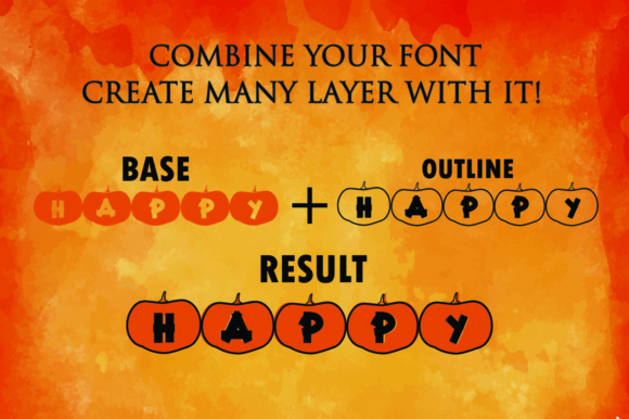 Happy Pumpkins Font - Preview 6
