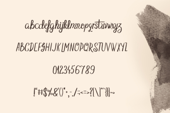 Happy Thoughts Font PNG with transparent background - Preview 5
