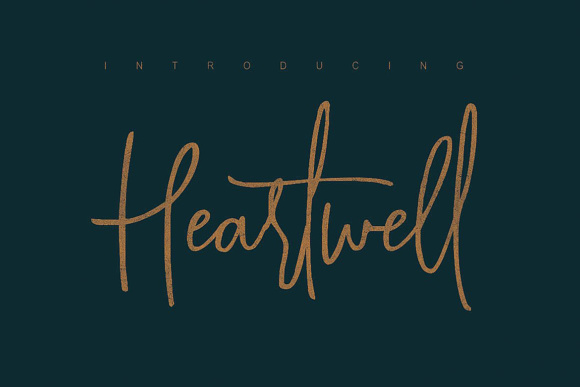 Heartwell Script Font - Preview 4