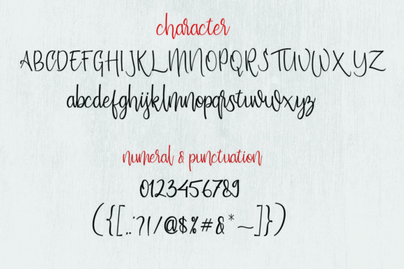 Heather Font PNG with transparent background - Preview 2