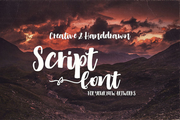 Hillpark Script Font PNG with transparent background - Preview 1