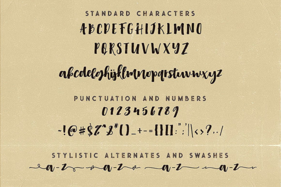 Hillpark Script Font PNG with transparent background - Preview 5