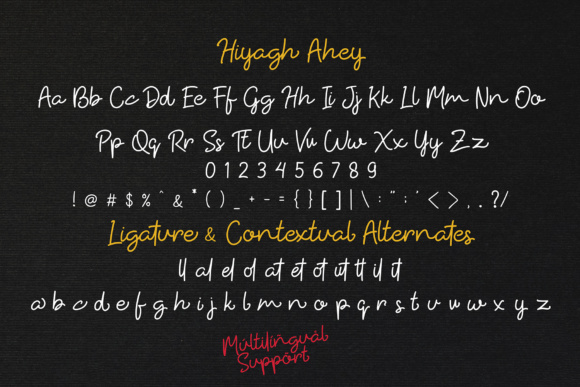 Hiyagh Ahey Font - Preview 6