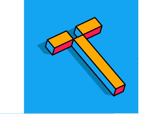 Isometric Word -T-