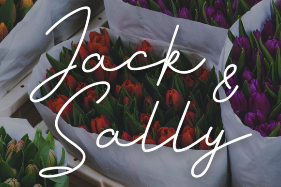 Jack and Sally Font - Preview 5
