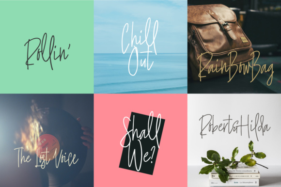 Jack and Rose Font PNG with transparent background - Preview 1