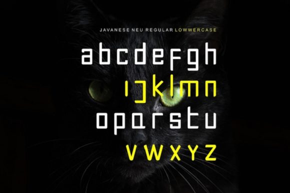 Javanese Neu Font PNG with transparent background - Preview 2
