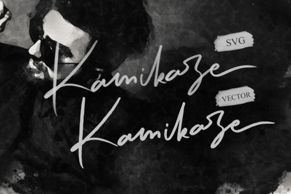 Kamikaze Font font preview - 5