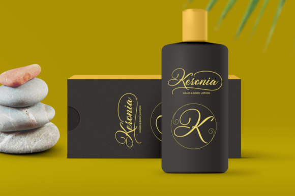Kattelyna Script Font PNG with transparent background - Preview 6