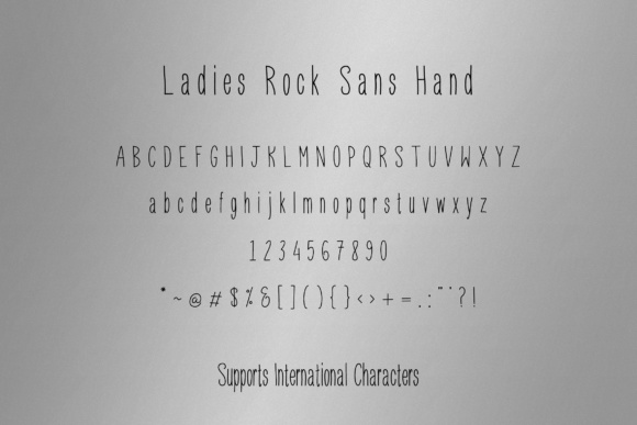Ladies Rock Duo Font PNG with transparent background - Preview 6