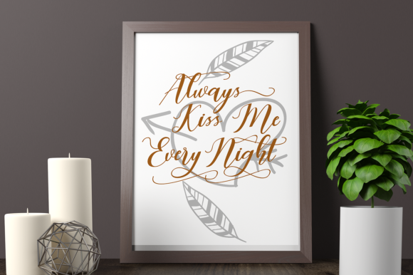 Latte Coffee Font PNG with transparent background - Preview 5