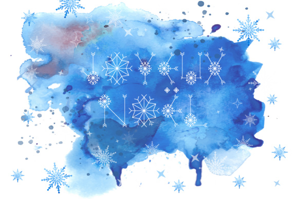 Let It Snow Font PNG with transparent background - Preview 4