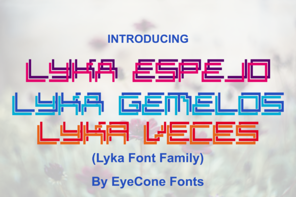 Lyka Family Font font preview - 2
