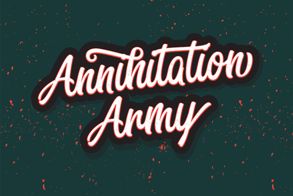 Magnitude Script Font PNG with transparent background - Preview 3