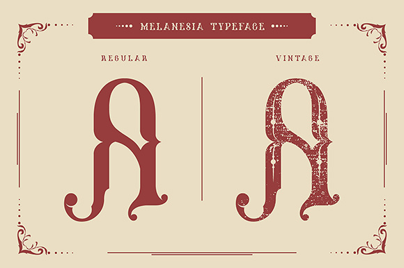 Melanesia Font PNG with transparent background - Preview 1