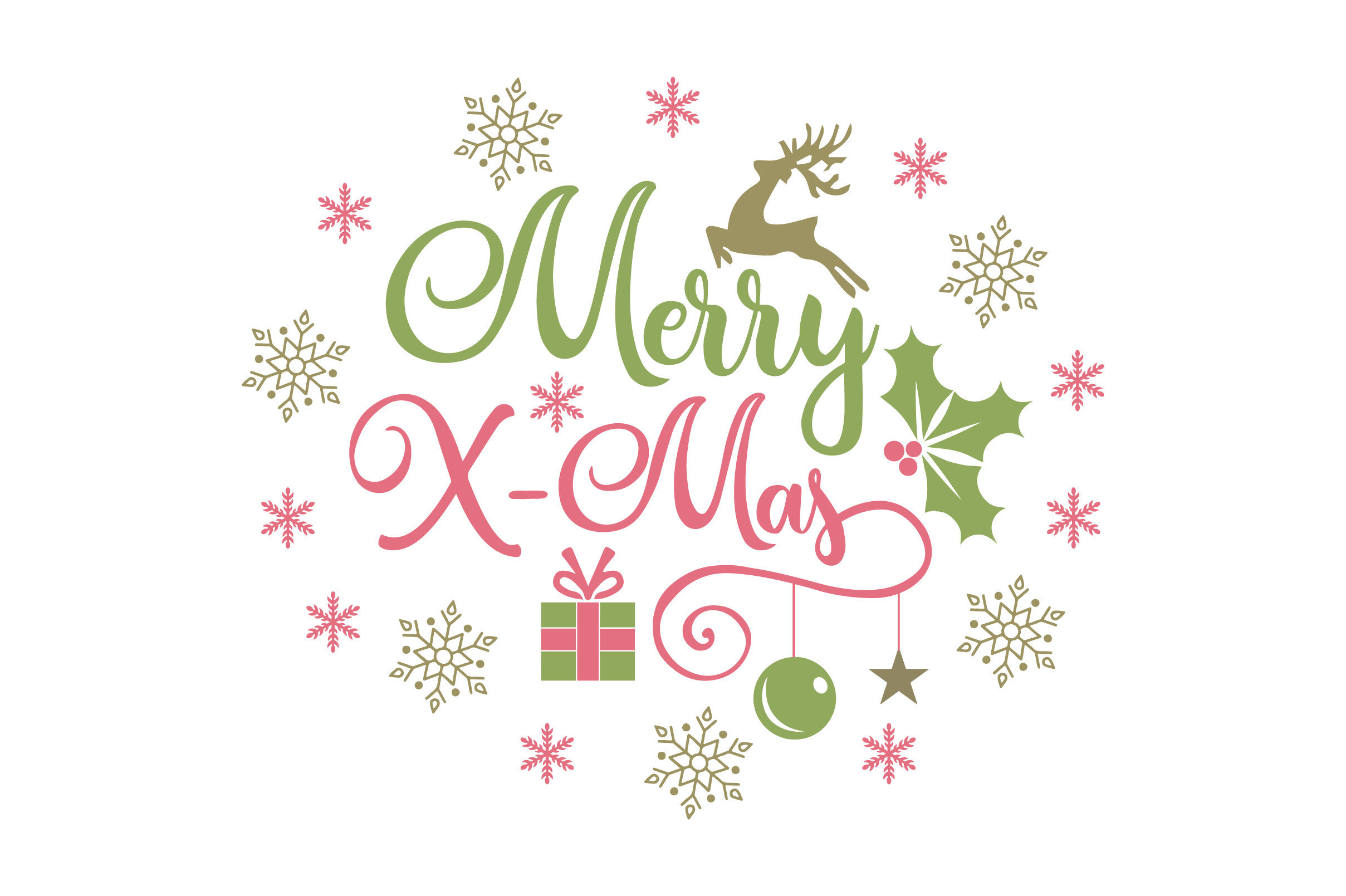 Merry X-Mas SVG Cut file by Creative Fabrica Crafts · Creative Fabrica