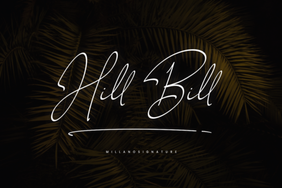 Millano Font PNG with transparent background - Preview 1