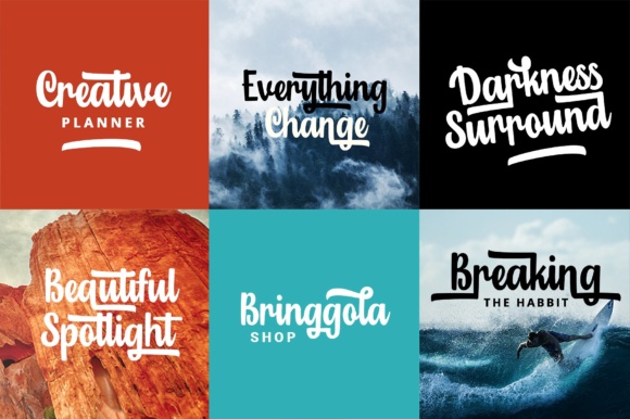 Millyard Script Font PNG with transparent background - Preview 4