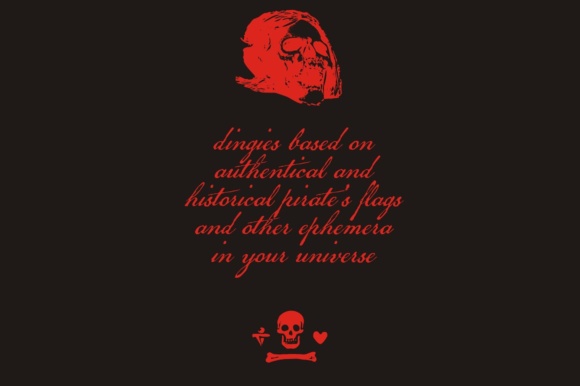 Pirates De Luxe Font PNG with transparent background - Preview 2