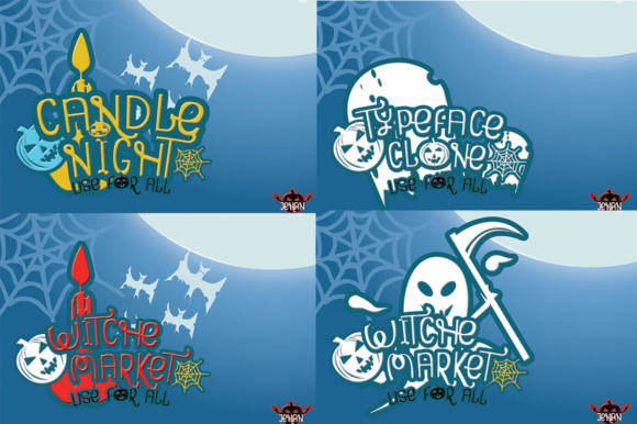 Pumpkin Hollowens Font PNG with transparent background - Preview 1