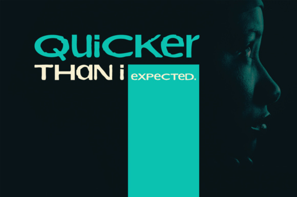 Quicker Than the Eye Font PNG with transparent background - Preview 3