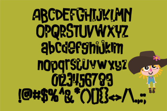 Ragamuffin Font PNG with transparent background - Preview 1