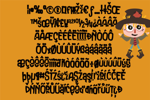 Ragamuffin Font PNG with transparent background - Preview 2
