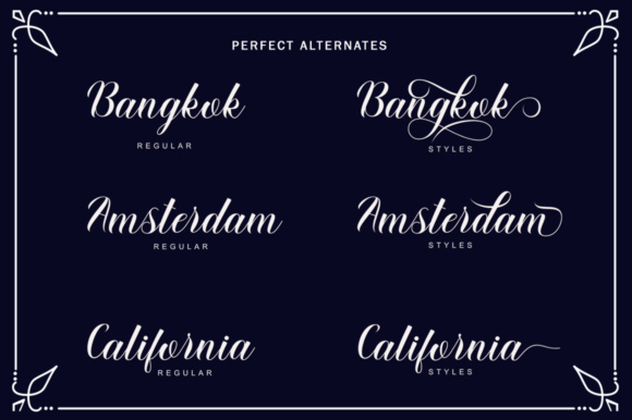 Ranger Script Font PNG with transparent background - Preview 5