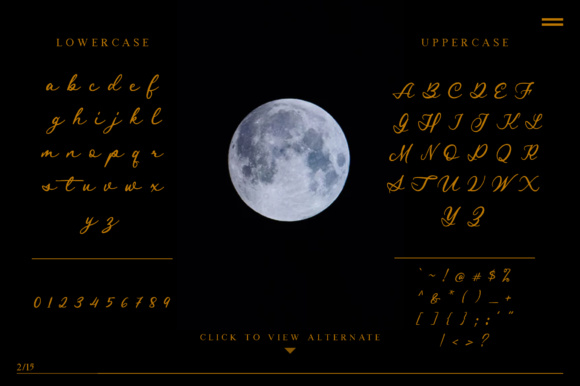Royal Stamford Font PNG with transparent background - Preview 1
