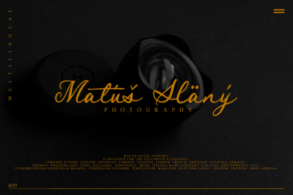 Royal Stamford Font PNG with transparent background - Preview 3