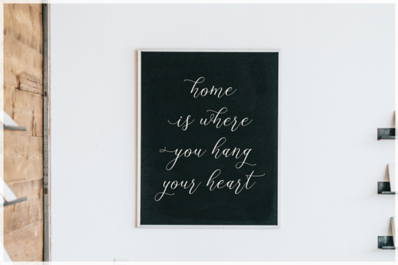 Sandria Script Font PNG with transparent background - Preview 4